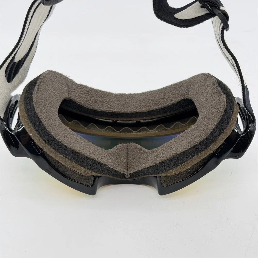 Oakley Splice Snow Goggles Black Frame Fire Iridium Polarized Lens Ski Snowboard